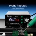 Estación de soldadura LCD BAKU BA-937C de 120 W, kit de soldador eléctrico termostático con 3 canales de temperatura preestablecidos, 220V EU Plug - Imagen 2