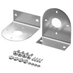 Soporte de acero inoxidable para luces LED para camiones, chasis modificado de vehículos, base de luz, 2pcs