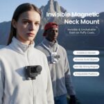 Soporte magnético invisible para el cuello AMagisn para vlogging en primera persona, compatible con GoPro/Insta360/Smartphones - Imagen 2