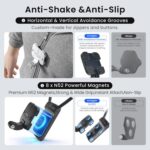 Soporte magnético invisible para el cuello AMagisn para vlogging en primera persona, compatible con GoPro/Insta360/Smartphones - Imagen 4