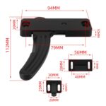 Kit de cubierta protectora de panel resistente a los rayos UV para cerradura de puerta de RV, White + Screen Door Lock Right - Imagen 4