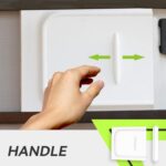 Kit de cubierta protectora de panel resistente a los rayos UV para cerradura de puerta de RV, White + Screen Door Lock Right - Imagen 6