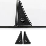 1 par de protectores universales para las esquinas de las puertas del coche, adhesivos decorativos antiarañazos.