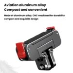 Accesorios para cámaras de acción: soporte magnético giratorio de liberación rápida de aleación de aluminio, For Osmo Action 6 / Nano - Imagen 2