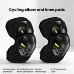 Kewig 2 fundas protectoras antichoque de liberación rápida para motociclistas, rodilleras y coderas anticaída, Elbow Guard M - Imagen 2