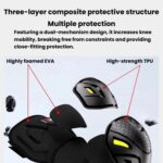 Kewig 2 fundas protectoras antichoque de liberación rápida para motociclistas, rodilleras y coderas anticaída, Knee Guard M - Imagen 6