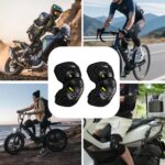 Kewig 2 fundas protectoras antichoque de liberación rápida para motociclistas, rodilleras y coderas anticaída, Elbow Guard M - Imagen 8