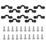 10 unidades de hebillas elásticas tipo C para kayak con tornillos, clip de fijación para cubierta, Humplock, accesorios para canoa