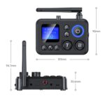 Adaptador de audio inalámbrico Bluetooth 5.4 GT87 2 en 1 con receptor y transmisor RCA/AUX - Imagen 2
