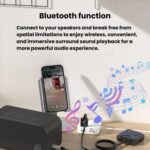 Adaptador de audio inalámbrico para coche W21 AUX con receptor Bluetooth 5.3 para llamadas manos libres y función manos libres. - Imagen 4