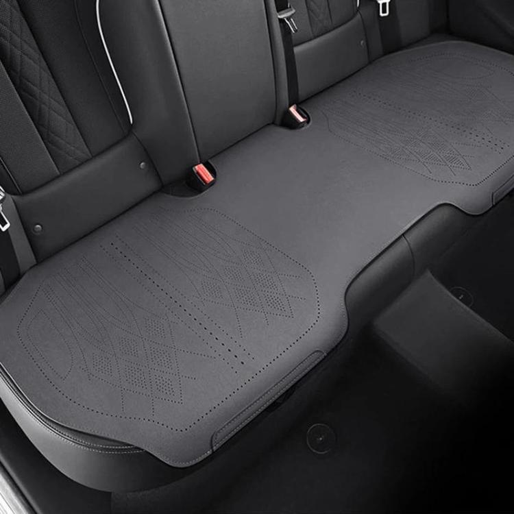 TBD0606739406.jpg Cojín universal de ante para asiento de coche ZD25A, transpirable, de doble cara, para verano., Back Row Grey - Imagen 1