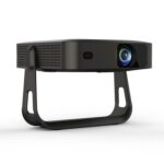Proyector portátil ultrafino R6 HD 1080P con enfoque automático. Mini proyector para el hogar., UK Plug