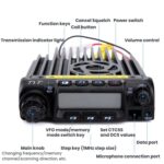 Radio bidireccional inalámbrica para vehículos exteriores TYT TH-9000D de alta potencia, alcance de 1 a 50 km. - Imagen 3
