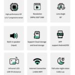 Cámara de vigilancia inalámbrica WiFi K7 HD con visión nocturna y control remoto desde smartphone, Standard 3MP With 64G Memory - Imagen 3