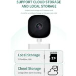 Cámara de vigilancia inalámbrica WiFi K7 HD con visión nocturna y control remoto desde smartphone, Standard 3MP With 16G Memory - Imagen 7
