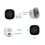 Cámara de vigilancia inalámbrica WiFi K7 HD con visión nocturna y control remoto desde smartphone, Standard 3MP With 128G Memory - Imagen 10
