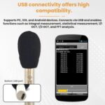 Micrófono de medición de alta precisión SMART SENSOR con conexión USB, rango de 26-126 dBA. - Imagen 4