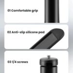 Trípode fijo de escritorio BRDRC para DJI Osmo Pocket 3 / Insta360 X4 / X5 - Imagen 4