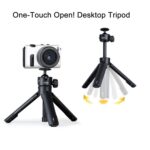 Trípode para selfies XILETU XS-21 con apertura automática al tocar el suelo y rótula metálica universal de 200-402 mm. - Imagen 2