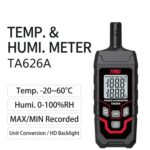 Medidor digital de temperatura y humedad de alta precisión Medidor de temperatura ambiental, TASI TA626A - Imagen 2
