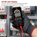 Multímetro digital multifunción, totalmente automático, inteligente y a prueba de quemaduras, con pantalla grande, para medir voltaje, resistencia y frecuencia., TASI TA807A - Imagen 2