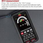 Multímetro digital multifunción, totalmente automático, inteligente y a prueba de quemaduras, con pantalla grande, para medir voltaje, resistencia y frecuencia., TASI TA807A - Imagen 3