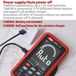 Multímetro inteligente digital totalmente automático con pantalla grande, TASI TA805B Rechargeable - Imagen 12