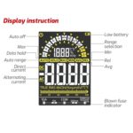 Multímetro inteligente digital totalmente automático con pantalla grande, TASI TA805B Rechargeable - Imagen 14