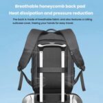 Mochila rígida impermeable para DJI Avata 360, compatible con gafas N3 y mando RC 2, con compartimento para portátil de 17 pulgadas. - Imagen 4