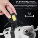 Foco LED ultrabrillante para vuelo nocturno con ajuste de 180 grados y 3 modos de luz, compatible con DJI Mini 4 Pro. - Imagen 3
