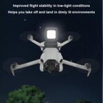 Foco LED ultrabrillante para vuelo nocturno con ajuste de 180 grados y 3 modos de luz, compatible con DJI Mini 4 Pro. - Imagen 4
