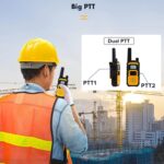 1pair Heavy-Duty IP67 Waterproof Dual PTT Outdoor Shock-Resistant Walkie Talkies, RETEVIS RB648 PMR446 - Imagen 7