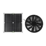 Single Crystal Solar Panel Fan For Greenhouses, Kitchens, Chicken Coops