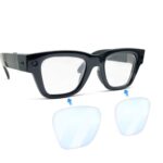 Juego de protectores de lentes para gafas inteligentes Ray-Ban Meta Display HD Clear, película protectora antiarañazos.