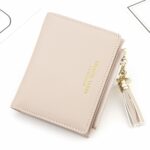 Cartera corta Lady Suzip con rayas cruzadas