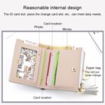 Cartera corta Lady Suzip con rayas cruzadas - Imagen 4