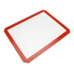 Estera para hornear galletas, pastelería, silicona, fibra de vidrio platino, almohadilla para amasar hojas, 40x30cm