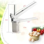Máquina doméstica de Pasta de acero inoxidable, pequeña máquina Manual de Pasta, máquina de fideos multifunción, Noodle Machine + 7 PCS Mould - Imagen 4