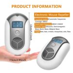 Repelente de plagas ultrasónico de control electrónico de plagas, US plug - Imagen 3