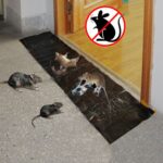 2 piezas Ratón Roedor Pegamento Trampa para ratas Tablero Asesino de ratones Longitud: 1,2 m