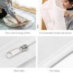 2 uds. Bolsas de almacenamiento transparentes para guardarropa, funda para colgar ropa, traje, cubierta antipolvo con cremallera, 60cmx120cm - Imagen 4