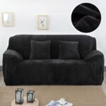 Funda de sofá de tela de felpa, funda gruesa, fundas elásticas para sofá, no incluye funda de almohada, 3 seat 190-230cm