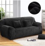 Funda de sofá de tela de felpa, funda gruesa, fundas elásticas para sofá, no incluye funda de almohada, 3 seat 190-230cm - Imagen 2