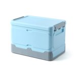 Caja de almacenamiento plegable de plástico para coche, artefacto de clasificación de libros para estudiantes, L