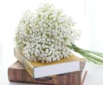 Decoración artificial rústica Mesa para el hogar Flor de boda Plástico Gypsophila Babysbreath - Imagen 3