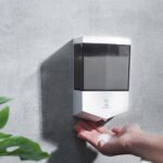 Dispensador de jabón de pared de inducción automático inteligente Esterilizador de lavado de manos sin contacto para inodoro, entrega de color aleatorio