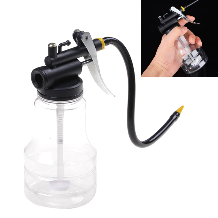 TBD062958101A.jpg Bomba de alta presión transparente de 250cc, lata de aceite lubricante, máquina de plástico, grasa engrasadora, pistola flexible de 245mm de longitud, 245mm Length flex Gun - Imagen 1