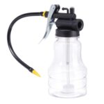 Bomba de alta presión transparente de 250cc, lata de aceite lubricante, máquina de plástico, grasa engrasadora, pistola flexible de 245mm de longitud, 245mm Length flex Gun - Imagen 2