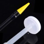 Bomba de alta presión transparente de 250cc, lata de aceite lubricante, máquina de plástico, grasa engrasadora, pistola flexible de 245mm de longitud, 245mm Length flex Gun - Imagen 5