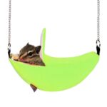 W4032 Cama colgante tipo columpio, cama tipo plátano, nido pequeño, cama lunar para animales pequeños